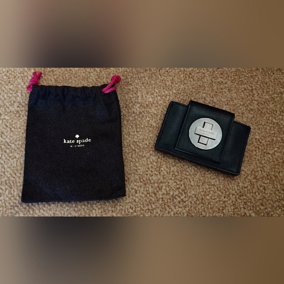 kate spade Accessories - Kate Spade Black Leather Cardholder
